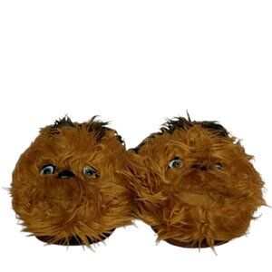 Star Wars Mens Chewbacca Wookie Slippers Brown Size Small Bioworld